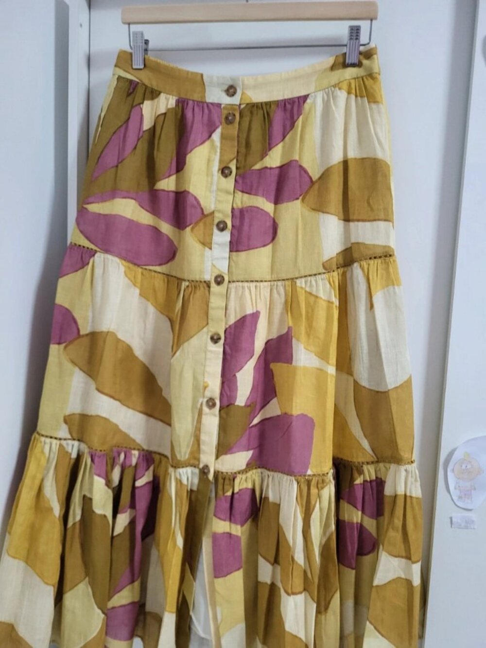 Sezane Ioffia Maxi Skirt Women's L - Picture 3 of 6